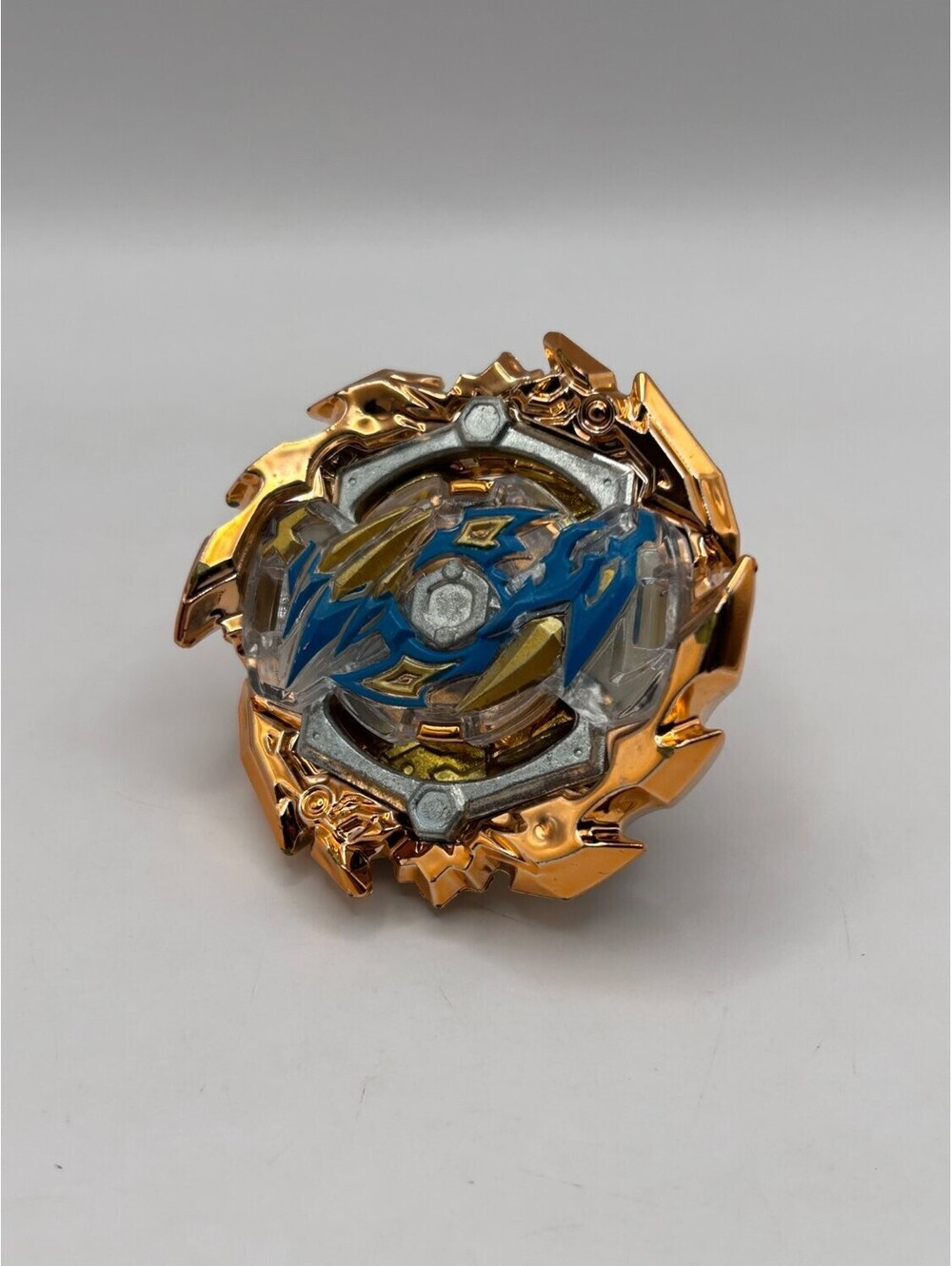 Beyblade Metal Assembled Gyro Spinning Top Blue Gold